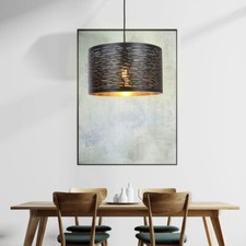 Lampadario In Metallo Nero