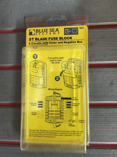 Blue sea 5025 - gang, fuse