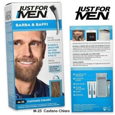 Shampoo JFM Colorante Uomo Castano Chiaro Colore Naturale e Coprente 300ml