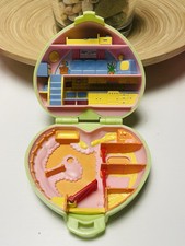 Polly Pocket Polly's pony club vintage set cavallo Logo Perfetto 1989 vuoto