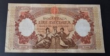 DIECIMILA 10000 LIRE REPUBBLICHE MARINARE REGINE DEL MARE 21/11/1955 ITALIA