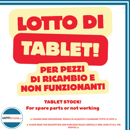 Lotto tablet usati di - tablet,