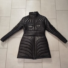 mini abito cappotto imbottito ecopelle taglia S