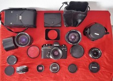 Konica SLR + 5 obiettivi