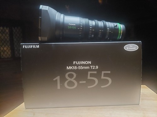 Fujinon mm t2 9 - 18-55, t2.9