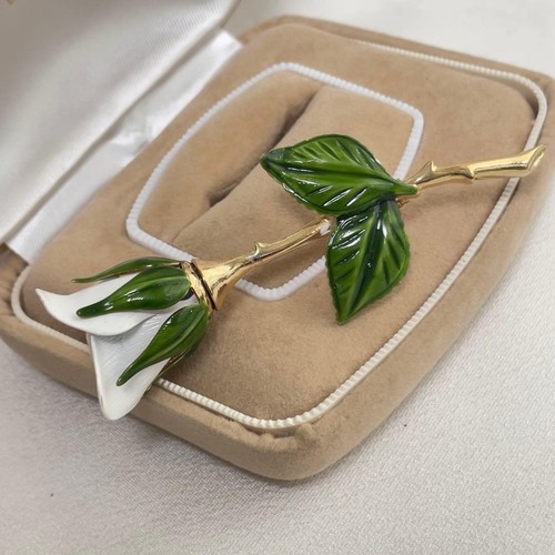 Spilla vintage con - , fiori