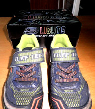 SKECHERS NVYL RUNNING _ NAVY/YELLOW - tg.33 - HYDRO LIGHTS.    NIRIMA