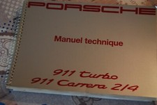 MANUALE TECNICO PORSCHE 911 TURBO 911 CARRERA 2- 4    964 LINGUA FRANCESE