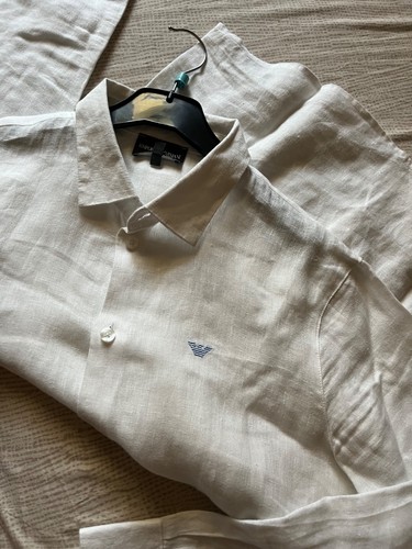 Camicia lino emporio armani - camicia,