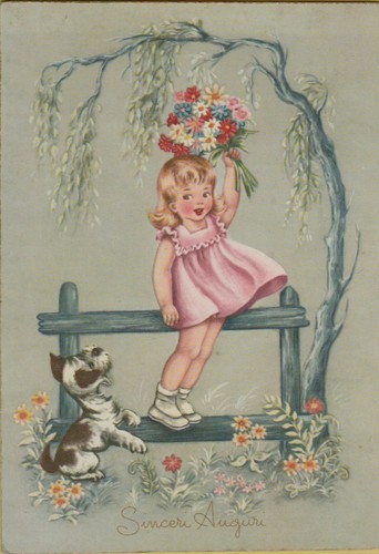 300590 cartolina auguri - cartolina,