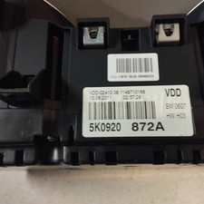 QUADRO PORTASTRUMENTI per VOLKSWAGEN GOLF (5K AJ) 1.6 TDI DPF b340bc 5K0920862AX