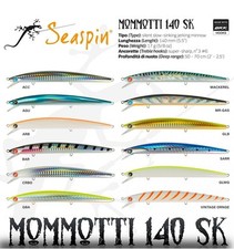 ARTIFICIALE SPINNING MOMMOTTI 140 SK SEASPIN ESCA MINNOW LURE BARRACUDA SERRA
