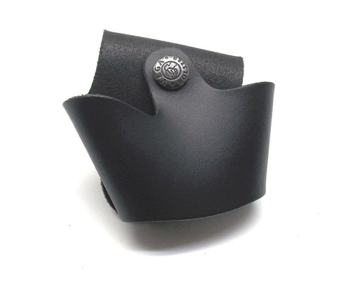 Porta manette aperto pelle