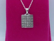 CIONDOLO SATOR COLLANA ARGENTO 925 NECKLACE PENDANT STERLING SILVER