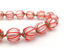 MURANO GLASS COLLANA GIROCOLLO  VINTAGE 60's