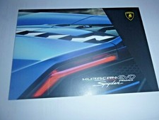 LAMBORGHINI HURACAN EVO RWD Spyder, scheda DATI, BROCHURE VENDITA