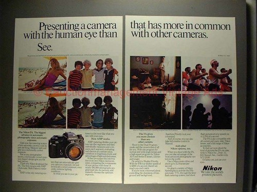 Pubblicità fotocamera nikon - pubblicità,