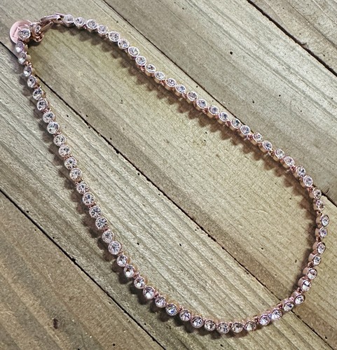 Collana tennis donna tono oro