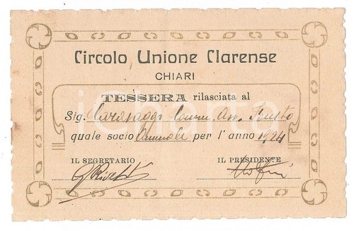 1924 chiari circolo - chiari,