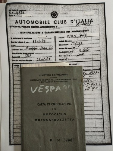 Piaggio vespa 160 lib - piaggio, gs