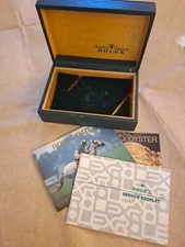 scatola e libretti vintage Rolex oyster