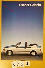 FORD ESCORT CABRIO GHIA/ XR3i