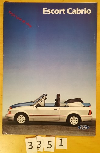 Ford escort cabrio ghia xr3i - ford, ghia/