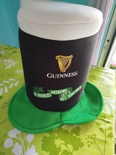 Cappello Guinness san patrick's verde-nero-bianco mai indossato 