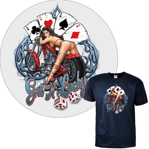 Shirt biker stampa - t-shirt,