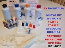 1 LITRO INCHIOSTRO + CARTUCCE