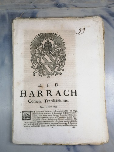 Sentenza 1737 harrach comen - sentenza,