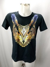 Articolo e2799 t-shirt uomo Marcelo Burlon nera, taglia M, ascelle 48cm, spalle