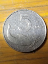 5 lire 1953 RARA MONETA DEI PRIMI ANNI 50