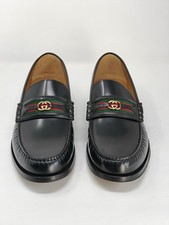 Gucci mocassini in pelle nera