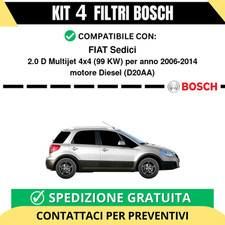 KIT BOSCH 4 Filtri tagliando