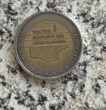 Moneta rara da 2 euro Beatrix