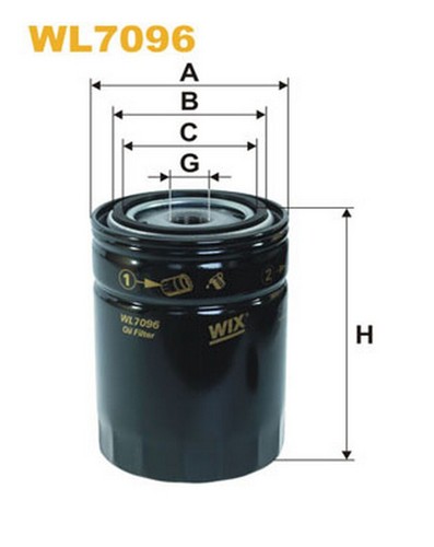 Wl7096 filtro olio cambio auto - olio,