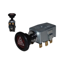 INTERRUTTORE LUCI DI EMERGENZA CON MANOPOLA VW MAGGIOLINO 67/73 (INCLUSO 1302)