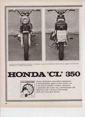 Advertising test moto honda - advertising,