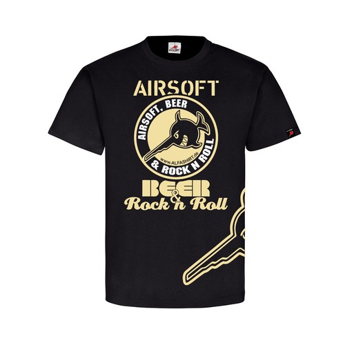 Maglietta airsoft beer rock - maglietta,