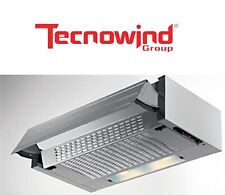 CAPPA ASPIRANTE TECNOWIND ESTRAIBILE Silver LED 60 x 30 cm (optional FILTRANTE)