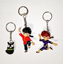 Ranma 1/2 lotto 3 figurine portachiavi P-Chan