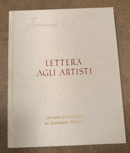 Lettera agli artisti - lettera,