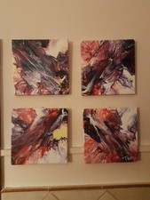 Set quattro dipinti - set,