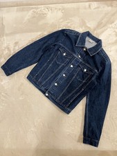 Giacca Uomo M Versace Jeans Couture Cotone Denim Blu Made In Italy Ottima