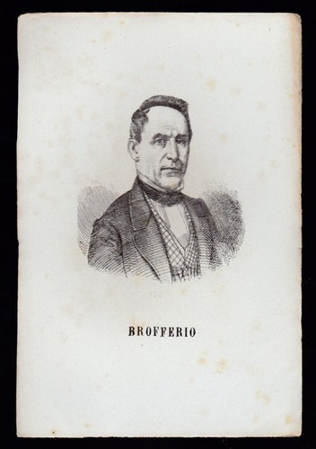Angelo brofferio incisione - angelo,