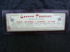 Insegna Quadro ANNI 30 Ricambi