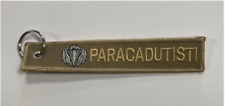 PORTACHIAVI MILITARE PARACADUTISTI RICAMATO DESERT