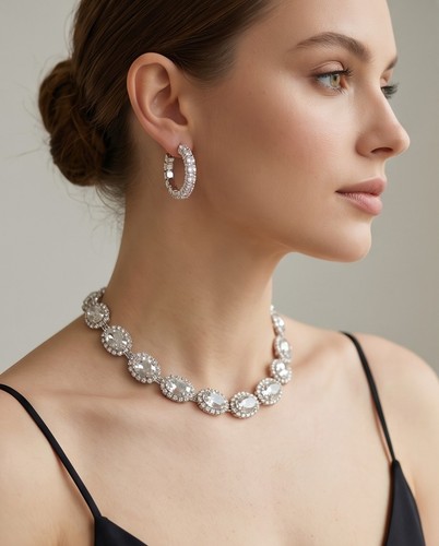 Set orecchini collana - set,