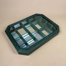 Vetrina vetro legno verde